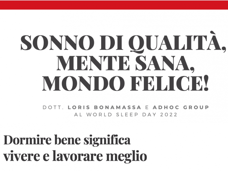 Sonno di qualità, mente sana, vita felice!
